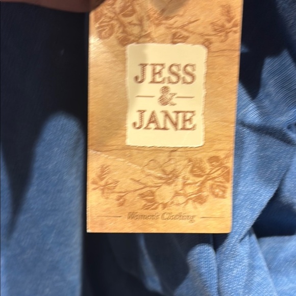 Blue Boxy 3/4 Sleeve  cardigan with Cuffed Neckline Jess and jane - Picture 10 of 16